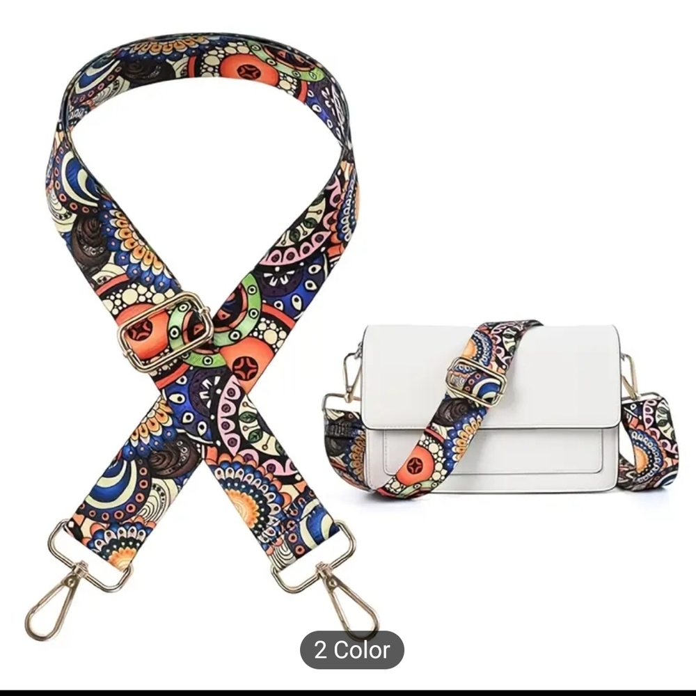 Graphic Design Replacement Strap In Vibrant Colors
